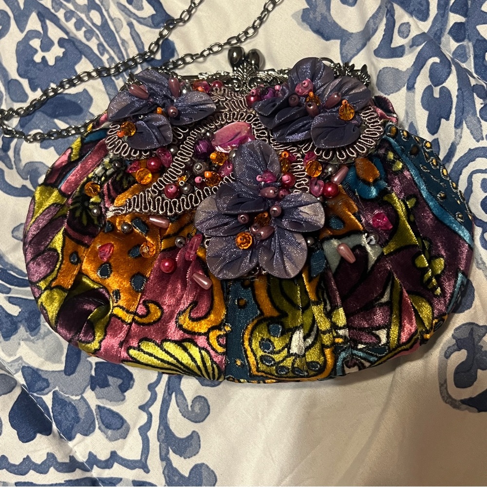 Mary Frances Multicolored Mini Purse
